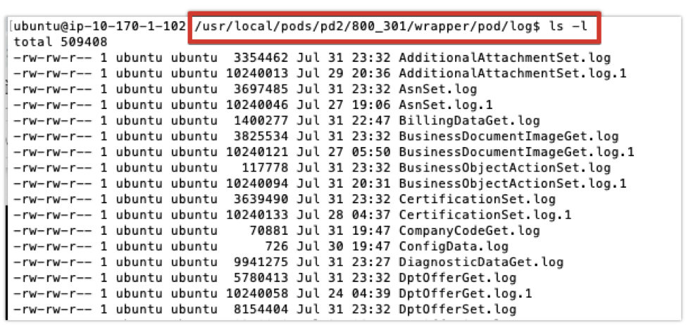 POD linux